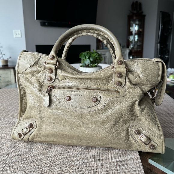 Balenciaga City Bag Taupe Leather - Picture 1 of 14